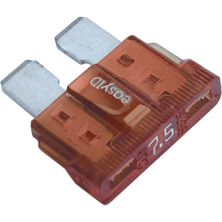 BLUE SEA SYSTEMS Blue Sea Systems 5293-BSS EasyID Illuminating ATC Fuse - 7.5 Amp, 2 Pack 5293-BSS